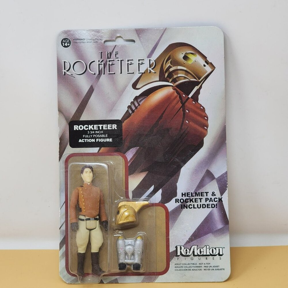 The Rocketeer Fully Poseable Action Figure Helmet & Rocket Funko Action Figures